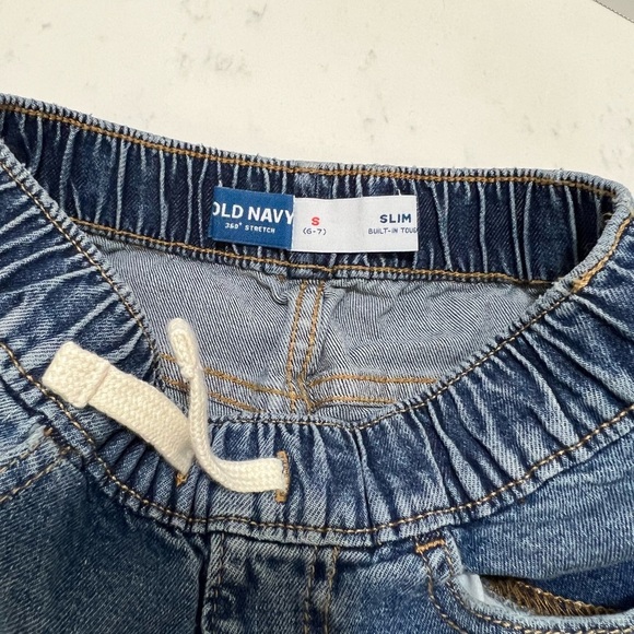 Old Navy Kids Blue Denim Shorts - Picture 3 of 5